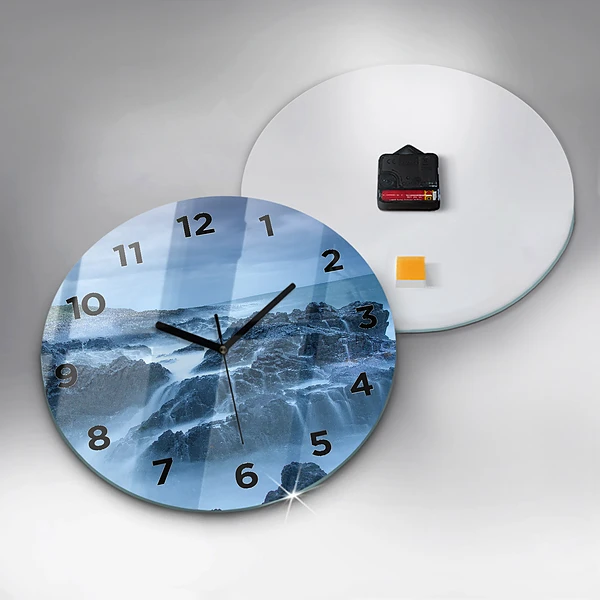 Wanduhr rund mit motiv Leuchtturm