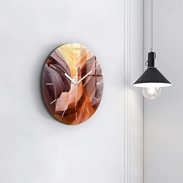 Wanduhr rund mit motiv Antilopenschlucht