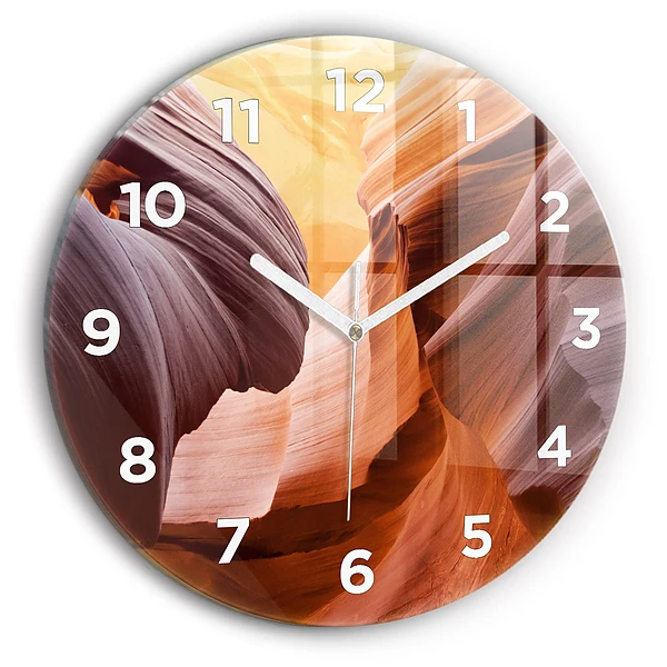 Wanduhr rund mit motiv Antilopenschlucht