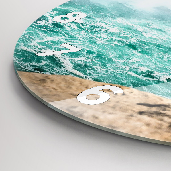 Wanduhr glas rund Niagara-Boot