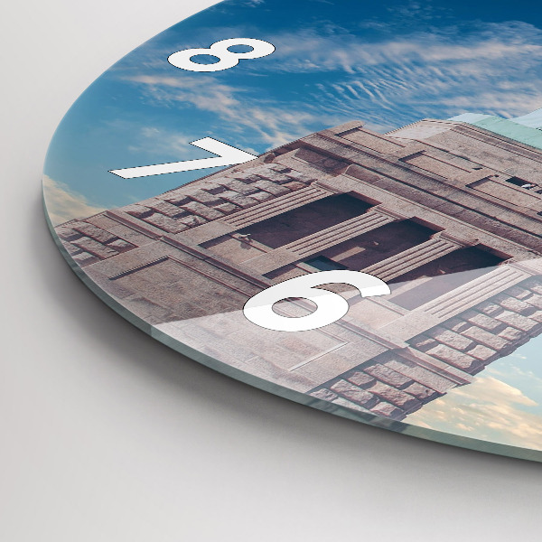 Wanduhr rund mit motiv Freiheitsstatue New York