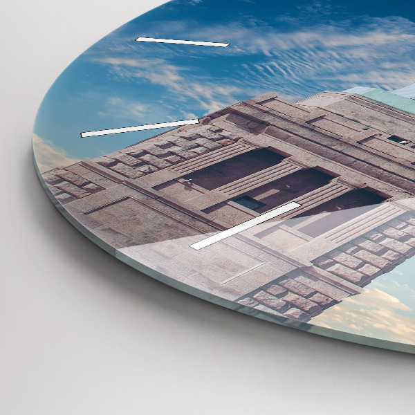 Wanduhr rund mit motiv Freiheitsstatue New York