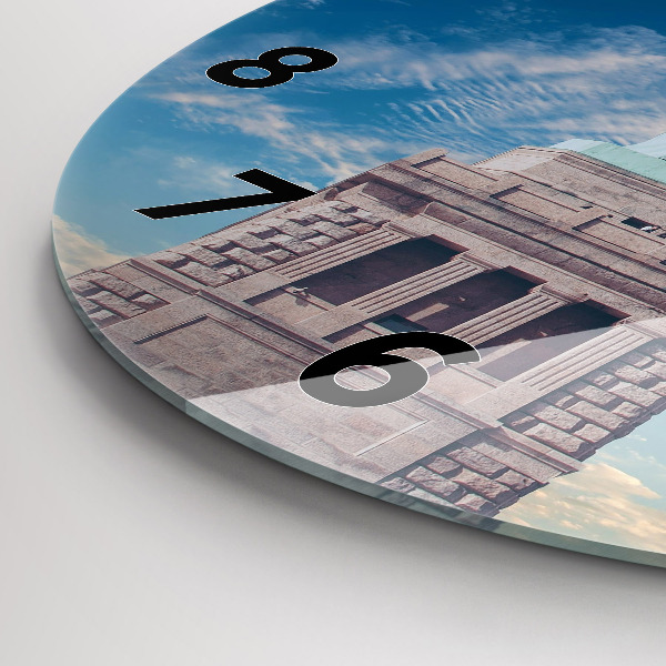 Wanduhr rund mit motiv Freiheitsstatue New York