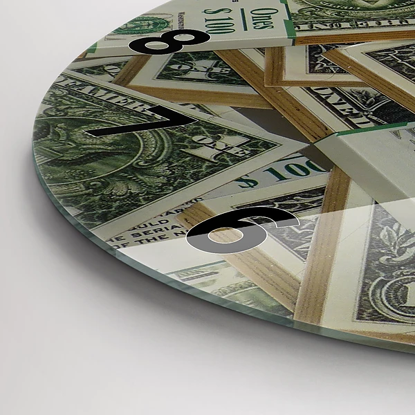 Wanduhr rund 1 US Dollar