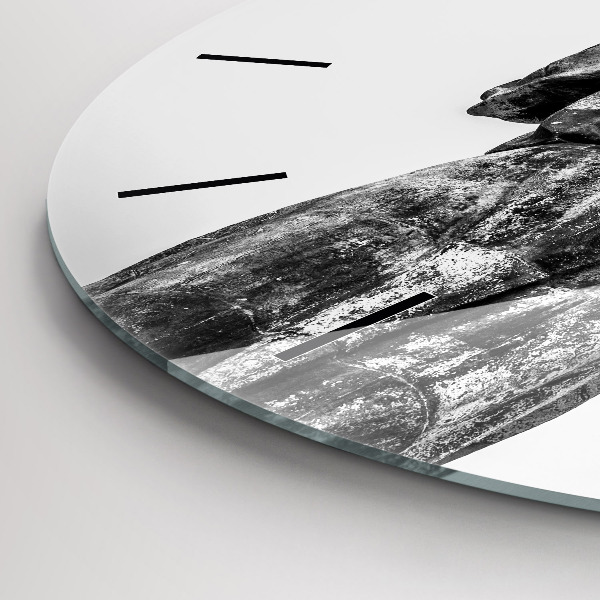 Wanduhr glas rund Freiheitsstatue in Budapest