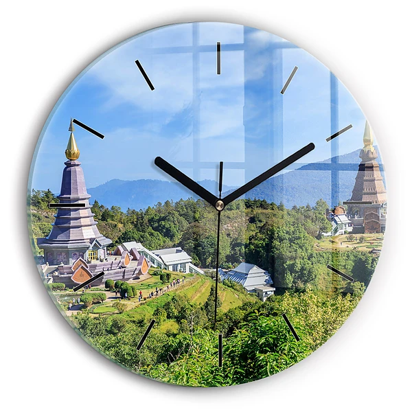 Wanduhr rund Chiang-Mai-Nationalpark