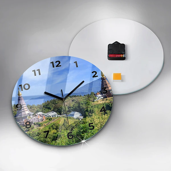Wanduhr rund Chiang-Mai-Nationalpark