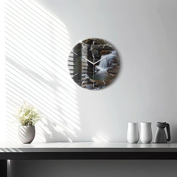 Wanduhr rund mit motiv Golden Gate Bridge