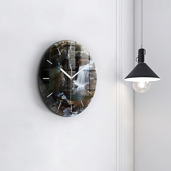Wanduhr rund mit motiv Golden Gate Bridge