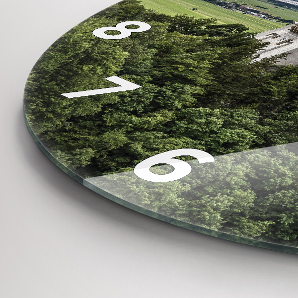 Wanduhr rund Schloss Neuschwanstein