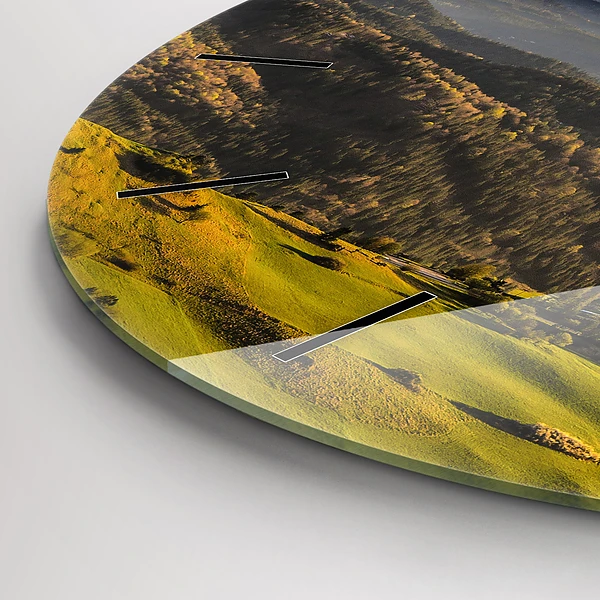 Wanduhr glas rund Pieniny - Hohe Spitze