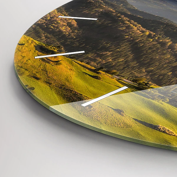 Wanduhr glas rund Pieniny - Hohe Spitze
