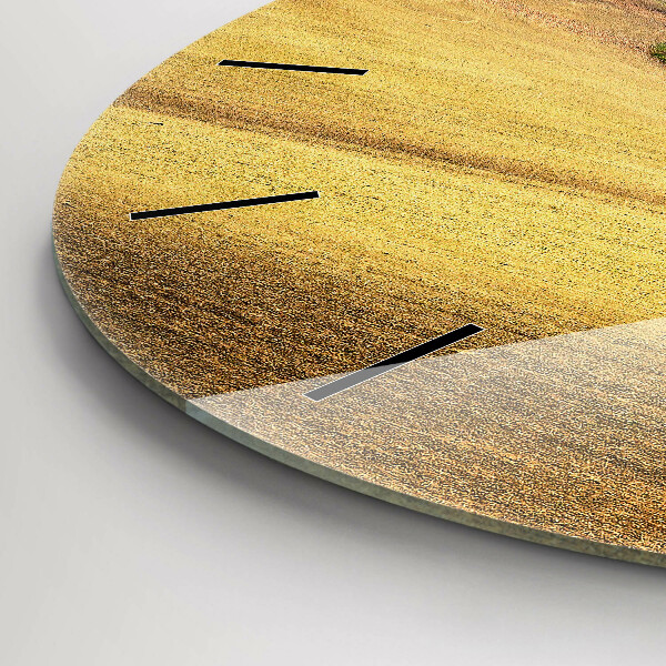 Wanduhr rund Mähren Ländliche Landschaft