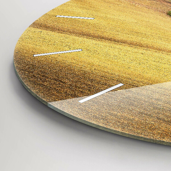 Wanduhr rund Mähren Ländliche Landschaft