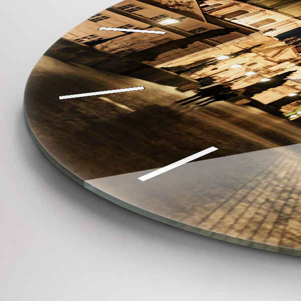 Wanduhr rund Karlsbrücke in Prag