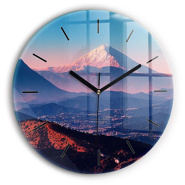 Wanduhr rund Berge in San Antonio USA