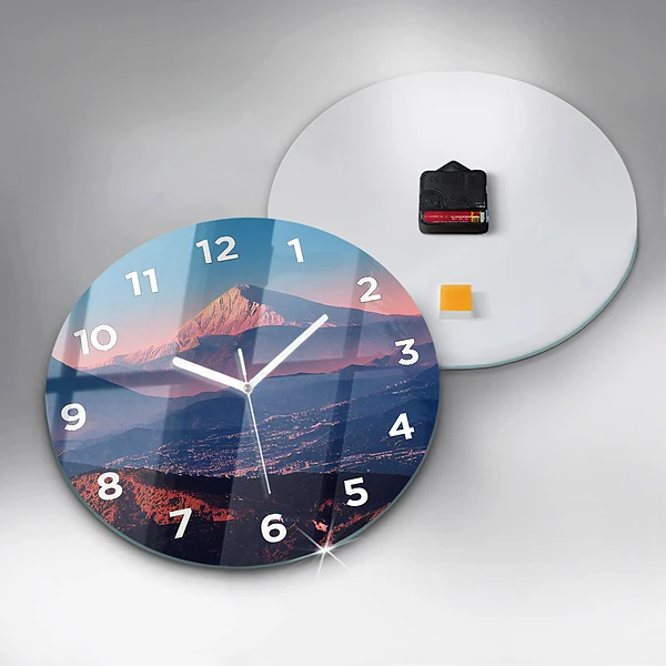 Wanduhr rund Berge in San Antonio USA