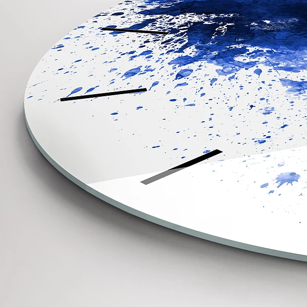 Wanduhr rund mit motiv San Antonio Aquarell