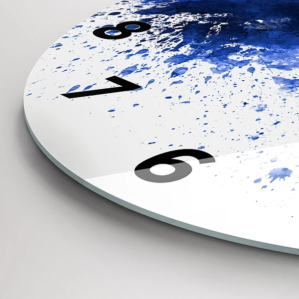 Wanduhr rund mit motiv San Antonio Aquarell