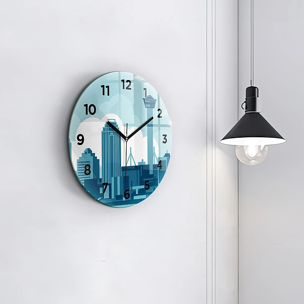Wanduhr rund Architektur in den USA