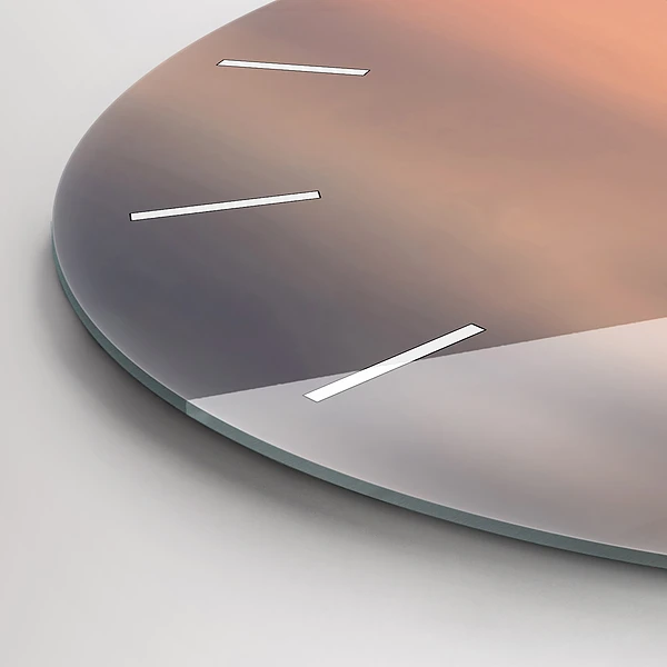 Wanduhr rund mit motiv Balaton (Plattensee) USA