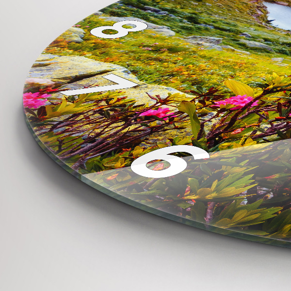 Wanduhr rund Gletscher Mont Blanc Chamonix