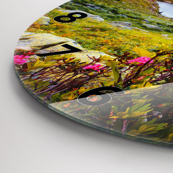 Wanduhr rund Gletscher Mont Blanc Chamonix