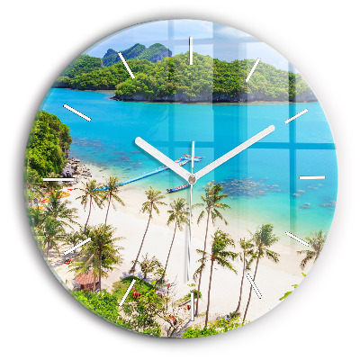 Wanduhr rund mit motiv Nationalpark Thailand
