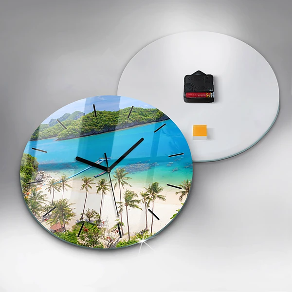 Wanduhr rund mit motiv Nationalpark Thailand