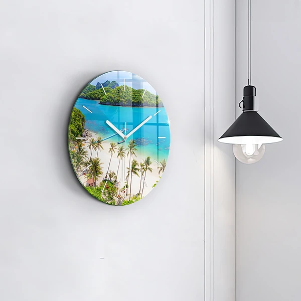 Wanduhr rund mit motiv Nationalpark Thailand