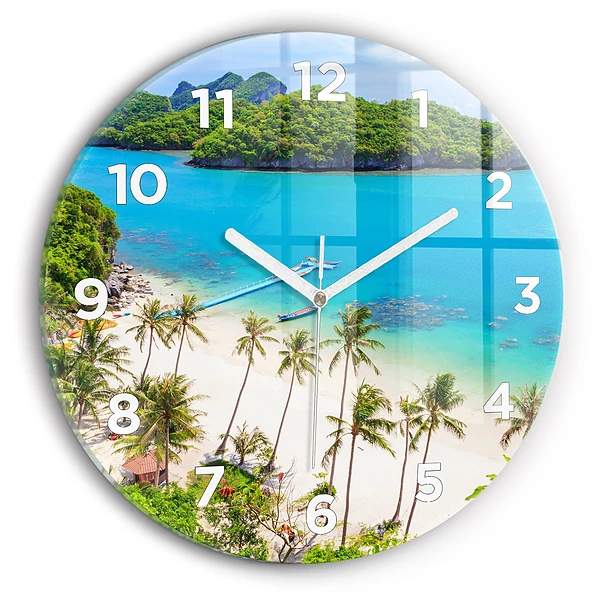 Wanduhr rund mit motiv Nationalpark Thailand