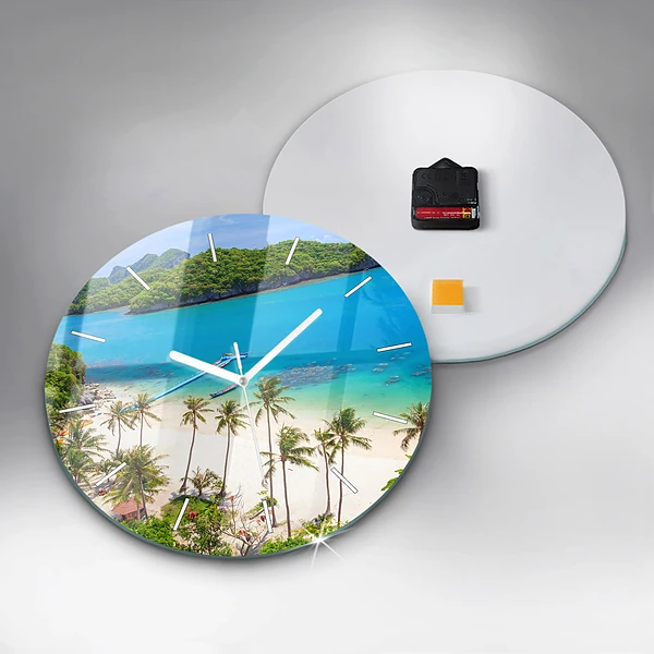 Wanduhr rund mit motiv Nationalpark Thailand