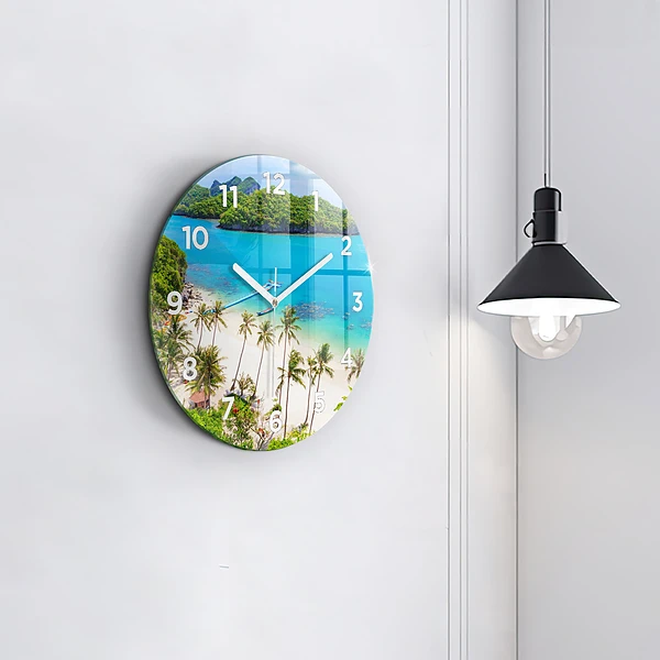 Wanduhr rund mit motiv Nationalpark Thailand