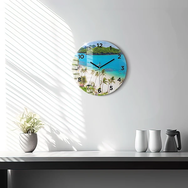 Wanduhr rund mit motiv Nationalpark Thailand
