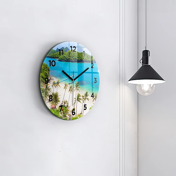 Wanduhr rund mit motiv Nationalpark Thailand