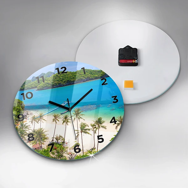 Wanduhr rund mit motiv Nationalpark Thailand