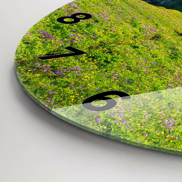 Wanduhr rund mit motiv Hornstrandir Naturreservat Island