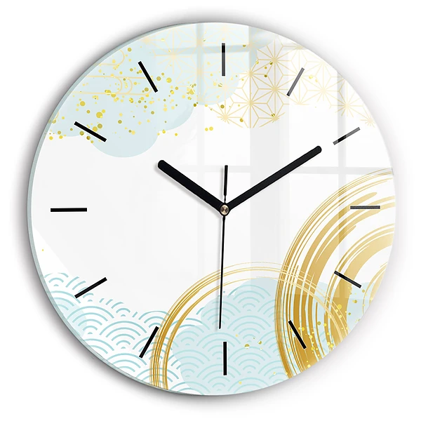 Wanduhr rund mit motiv Dekoratives Muster