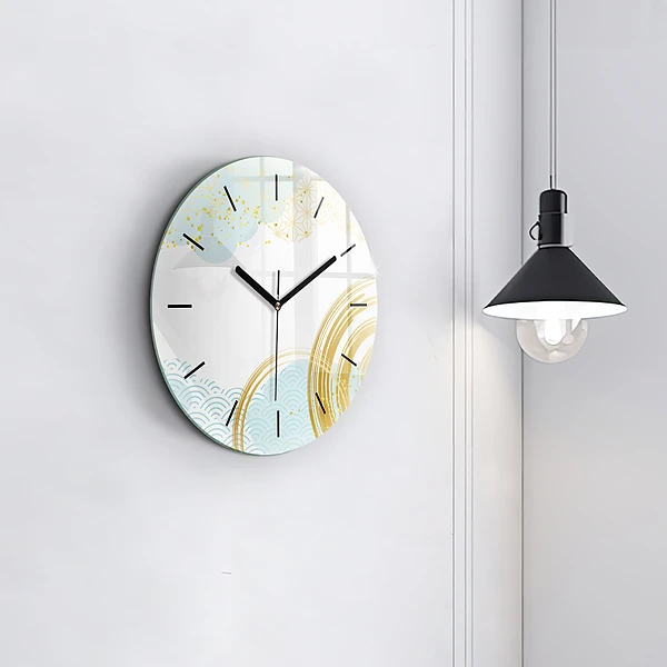 Wanduhr rund mit motiv Dekoratives Muster