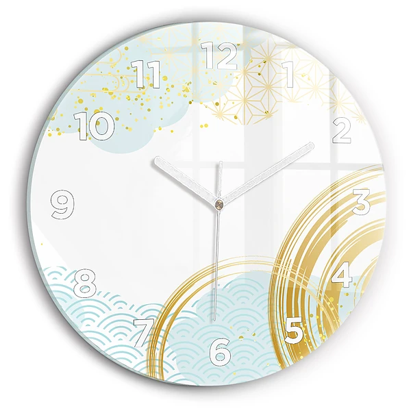 Wanduhr rund mit motiv Dekoratives Muster
