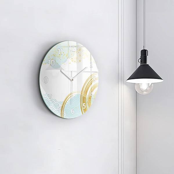 Wanduhr rund mit motiv Dekoratives Muster