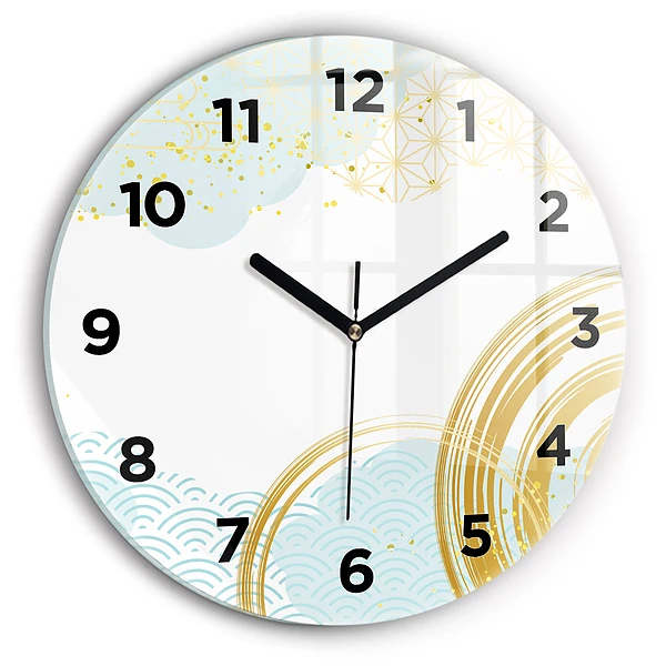 Wanduhr rund mit motiv Dekoratives Muster