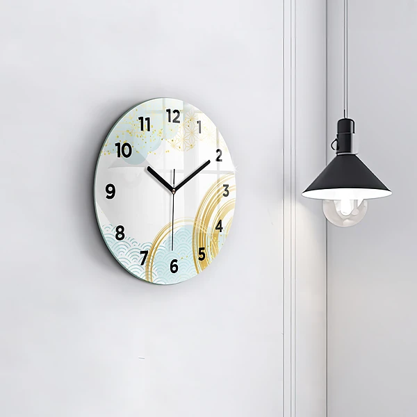 Wanduhr rund mit motiv Dekoratives Muster