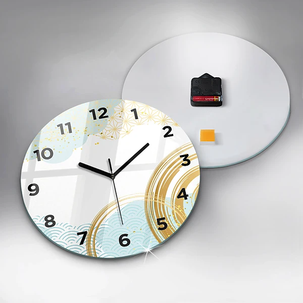 Wanduhr rund mit motiv Dekoratives Muster