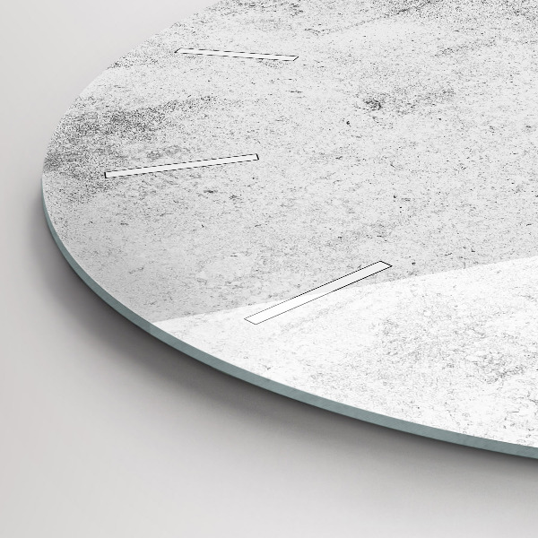 Wanduhr rund mit motiv Betonwand