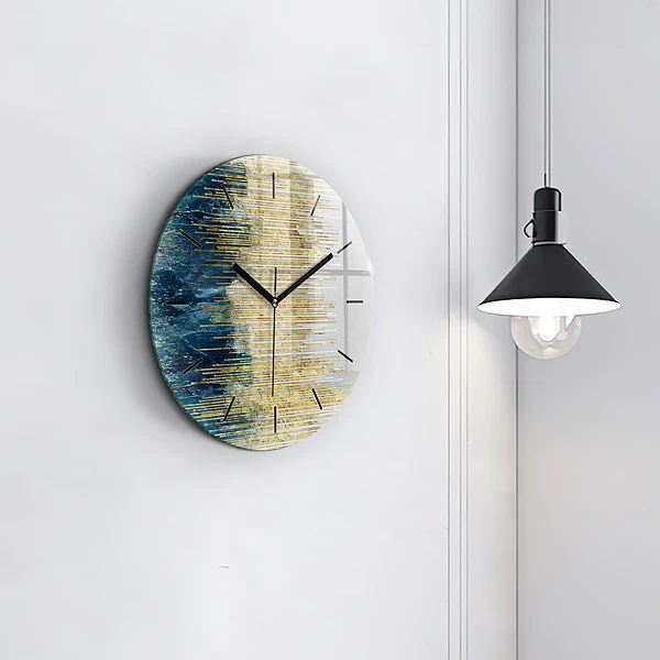 Wanduhr rund mit motiv Dekoratives Muster