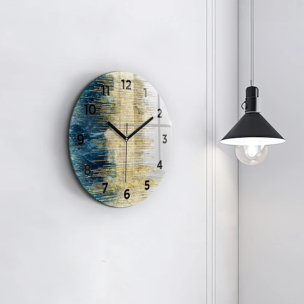 Wanduhr rund mit motiv Dekoratives Muster
