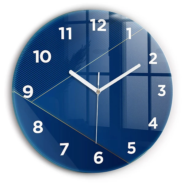 Wanduhr rund mit motiv Ornamentale Abstraktion