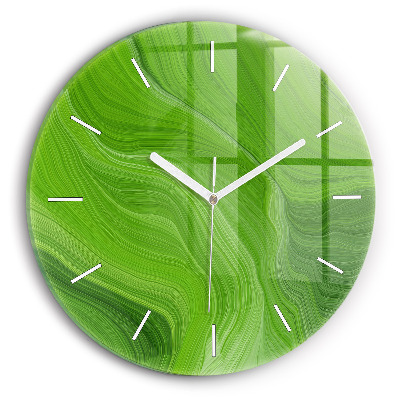 Wanduhr rund mit motiv Moderne Wellen