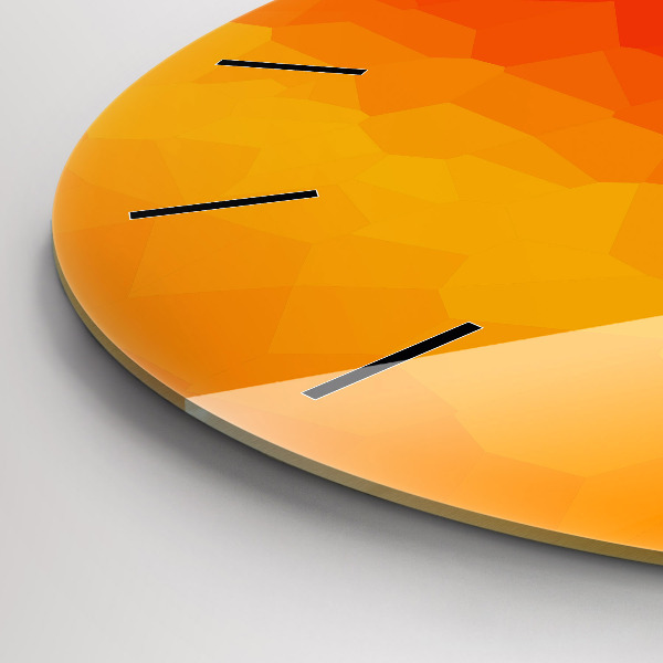 Wanduhr rund mit motiv Sonnenaufgang